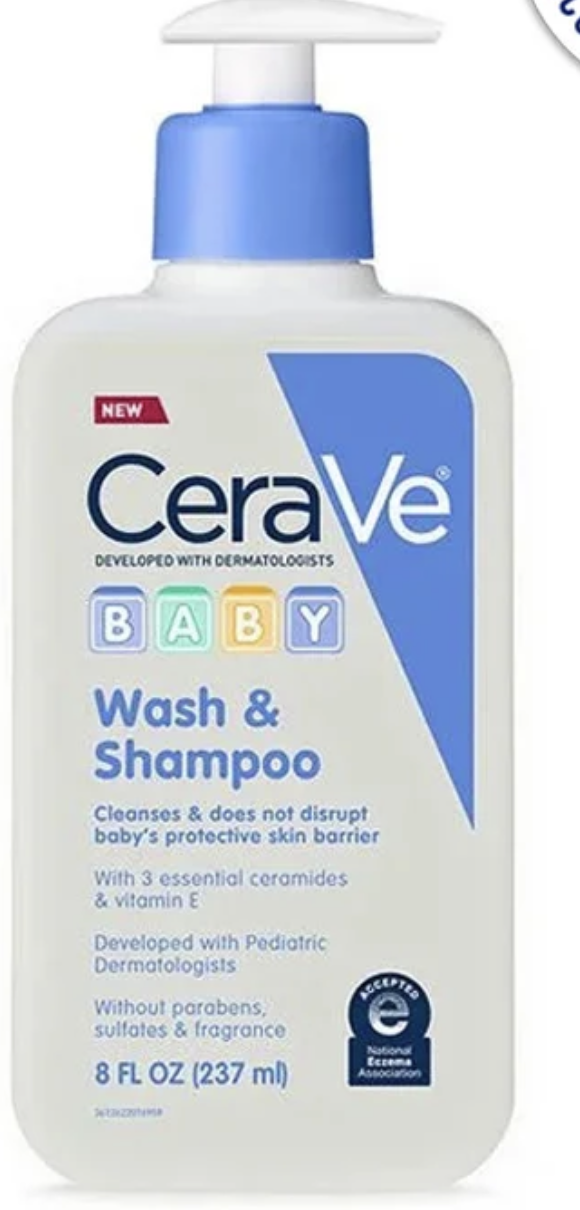 Cera Ve baby care items